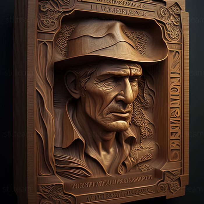 3D model Indiana JonesIndiana Jones in Search of the Lost ArkHar (STL)